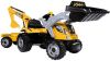 Smoby Traktor Builder Max met lepel, laadschop en aanhangwagen geel online kopen